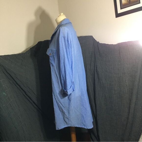 DOTTI NWT Swim Cover-Up Shirt Dress Size 1X - Picture 4 of 10